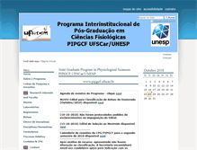 Tablet Screenshot of pipgcf.ufscar.br