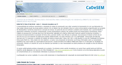 Desktop Screenshot of cadesem.dc.ufscar.br