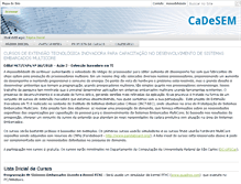 Tablet Screenshot of cadesem.dc.ufscar.br