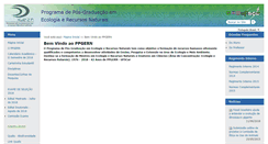 Desktop Screenshot of ppgern.ufscar.br