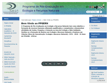 Tablet Screenshot of ppgern.ufscar.br