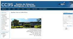 Desktop Screenshot of ccbs.ufscar.br