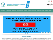 Tablet Screenshot of ppgpsi.ufscar.br