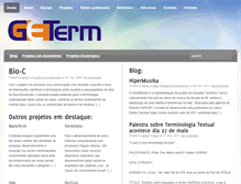 Tablet Screenshot of geterm.ufscar.br