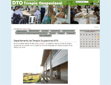 Tablet Screenshot of dto.ufscar.br