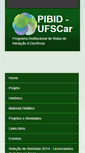 Mobile Screenshot of pibid.ufscar.br