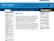 Tablet Screenshot of cpa.ufscar.br
