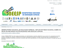 Tablet Screenshot of oneesp.ufscar.br