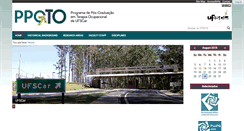 Desktop Screenshot of ppgto.ufscar.br