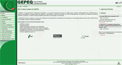 Desktop Screenshot of gepeq.dep.ufscar.br
