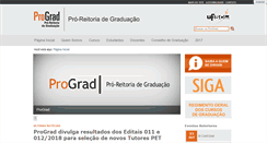 Desktop Screenshot of prograd.ufscar.br