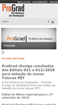 Mobile Screenshot of prograd.ufscar.br