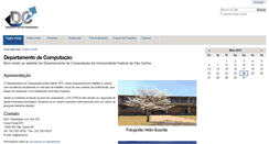 Desktop Screenshot of dc.ufscar.br