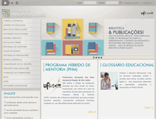 Tablet Screenshot of portaldosprofessores.ufscar.br