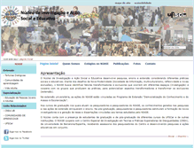 Tablet Screenshot of niase.ufscar.br