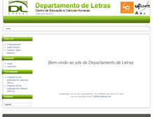 Tablet Screenshot of letras.ufscar.br