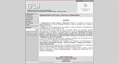 Desktop Screenshot of dfqm.sorocaba.ufscar.br