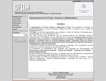 Tablet Screenshot of dfqm.sorocaba.ufscar.br