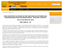 Tablet Screenshot of forproex.ufscar.br