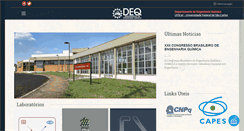 Desktop Screenshot of deq.ufscar.br