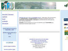 Tablet Screenshot of derd.ufscar.br