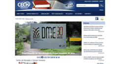 Desktop Screenshot of cech.ufscar.br