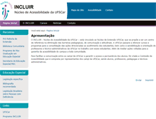 Tablet Screenshot of incluir.ufscar.br