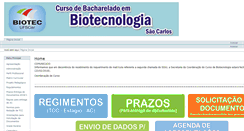 Desktop Screenshot of biotec.ufscar.br