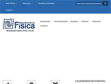 Tablet Screenshot of df.ufscar.br